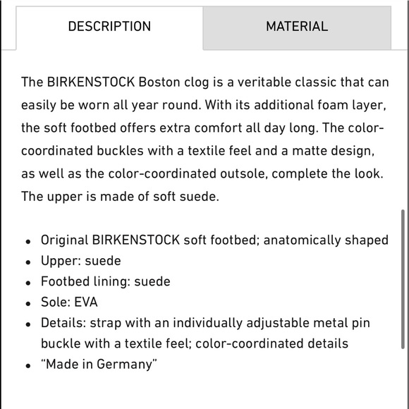 NWT Birkenstock Boston Soft Footbed Size 8 color taupe - Picture 6 of 17